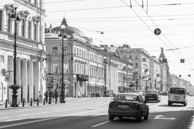 St Petersburg, Rusya, üzerinde 21 Ağustos 2016. Kentsel görünümü. Tarihsel manzarası