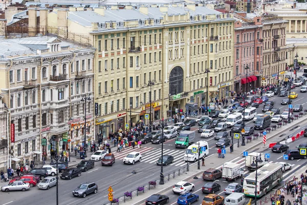 러시아, 세인트 피터 스 버그에 8 월 21 일, 2016. 도시 보기입니다. Ligovsky 애비뉴, 평면도 — 스톡 사진