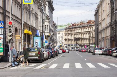 St Petersburg, Rusya, üzerinde 18 Ağustos 2016. Kentsel görünümü. Tarihsel manzarası