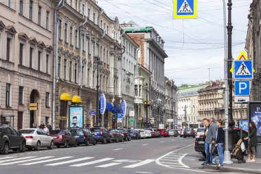 St Petersburg, Rusya, üzerinde 18 Ağustos 2016. Kentsel görünümü. Tarihsel manzarası