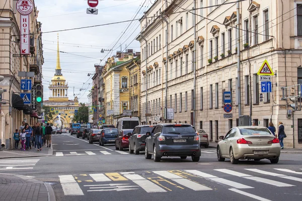 St. Petersburg, Rusland, op 18 augustus 2016. Stedelijke weergave. Historische skyline — Stockfoto