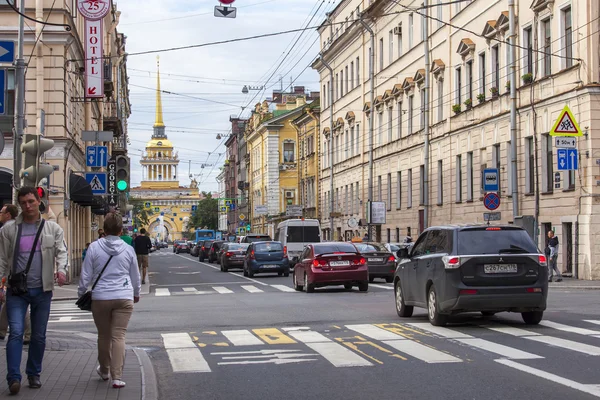 St Petersburg, Rusya, üzerinde 18 Ağustos 2016. Kentsel görünümü. Tarihsel manzarası — Stok fotoğraf