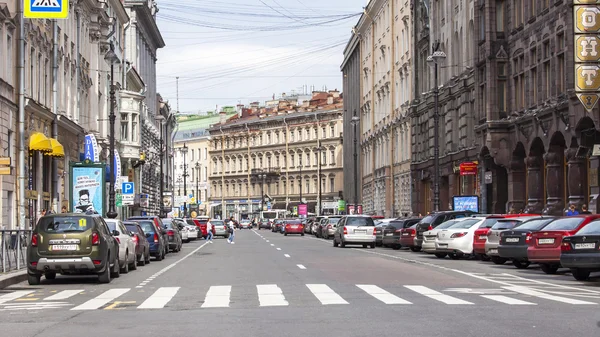 St. Petersburg, Rusko, na 18 srpna 2016. Pohled na městskou. Historické Panorama — Stock fotografie