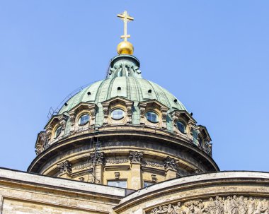  St Petersburg, Rusya, üzerinde 21 Ağustos 2016. Bir önemli turistik yerlere kentin - Kazan Katedrali, St. Petersburg sembolü. Mimari parça