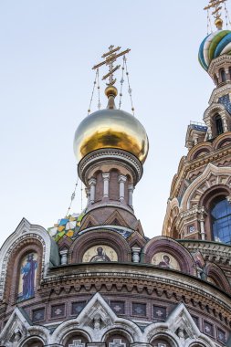 St Petersburg, Rusya, üzerinde 21 Ağustos 2016. Kan, bir şehir sembolleri üzerinde Kurtarıcı Kilisesi parçası