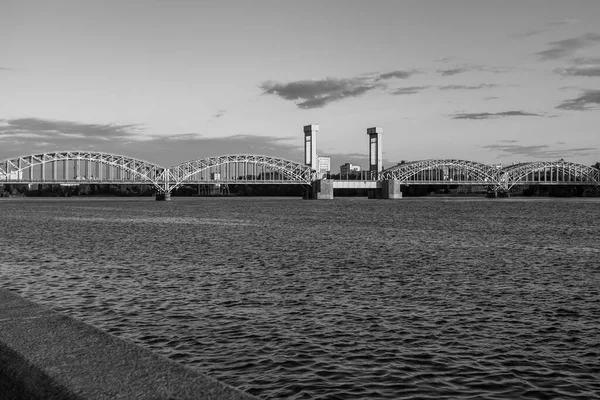 San Pietroburgo Russia Giugno 2020 Notti Bianche Vista Sul Fiume — Foto Stock