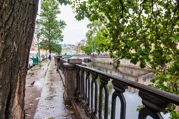 São Petersburgo Rússia Outubro 2020 Vista Canal Griboyedov Seus Pitorescos — Fotografia de Stock