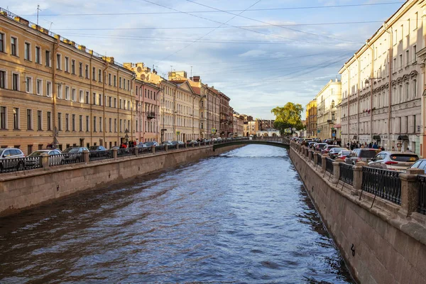 Sankt Petersburg Ryssland Juni 2020 Utsikt Över Griboyedovkanalen Och Dess — Stockfoto