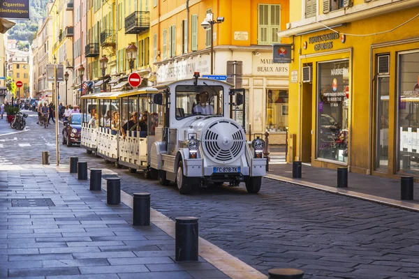 Nice Frankrijk Oktober 2019 Prachtige Pittoreske Straat Het Oude Centrum — Stockfoto