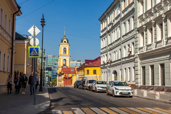 Moscou Russie Août 2020 Quartier Historique Centre Ville Vue Panoramique — Photo