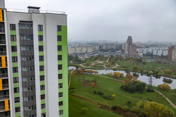 Sint Petersburg Rusland Oktober 2020 Moderne Woongebouwen Met Meerdere Verdiepingen — Stockfoto