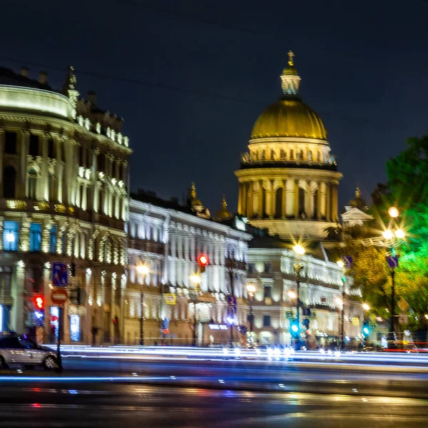 Saint Pétersbourg Russie Octobre 2020 Vue Sur Ville Soirée — Photo