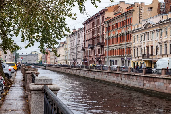 Petersburg Russland Oktober 2020 Blick Auf Den Gribojedow Kanal Und — Stockfoto