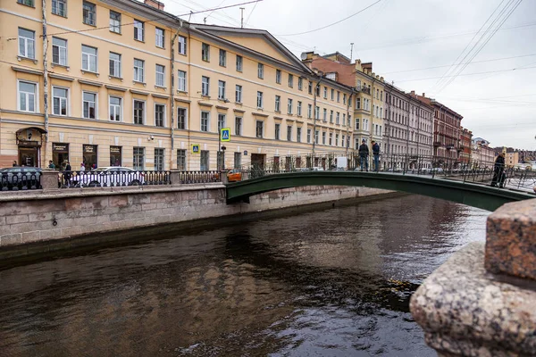 Petersburg Russland Oktober 2020 Blick Auf Den Gribojedow Kanal Und — Stockfoto