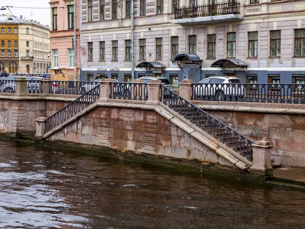 Petersburg Russland Oktober 2020 Blick Auf Den Gribojedow Kanal Und — Stockfoto