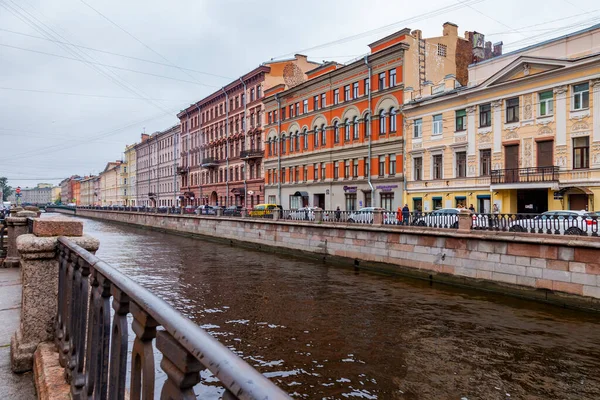 Petersburg Rusland Oktober 2020 Uitzicht Het Griboyedov Kanaal Pittoreske Oevers — Stockfoto