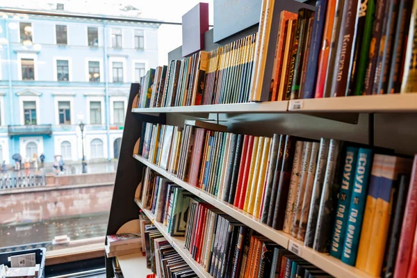 São Petersburgo Rússia Junho 2020 Interior Famosa Livraria Perspectiva Nevsky — Fotografia de Stock