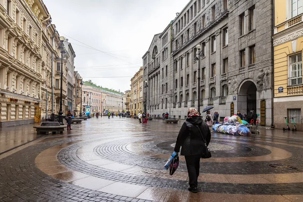 São Petersburgo Rússia Junho 2020 Vista Rua Parte Histórica Cidade — Fotografia de Stock