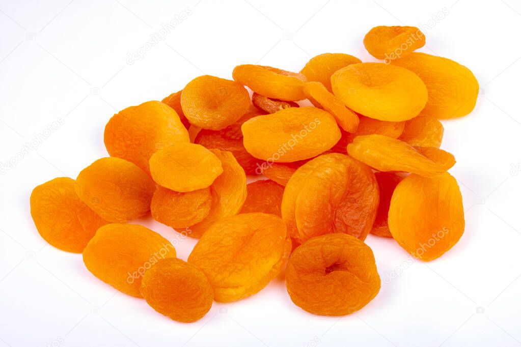 dried apricots on the table
