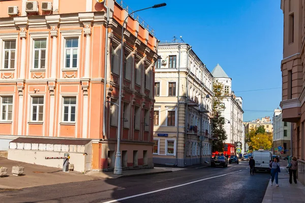 Moszkva Oroszország 2020 Augusztus Történelmi Része Belvárosnak Festői Kilátás — Stock Fotó