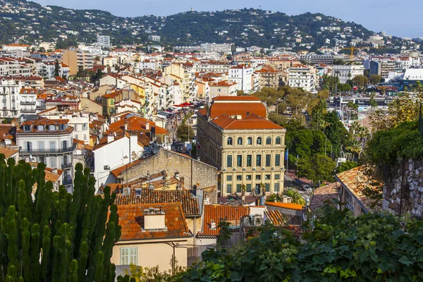 Cannes France October 2019 Scenic View City Observation Deck Height — Stock Photo, Image