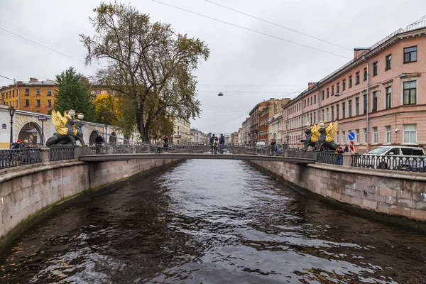 Petersburg Russland Oktober 2020 Blick Auf Den Gribojedow Kanal Und — Stockfoto