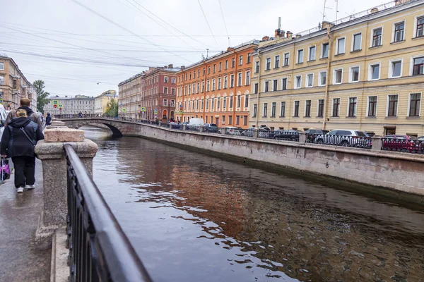 Sankt Petersburg Ryssland Oktober 2020 Utsikt Över Griboyedovkanalen Och Dess — Stockfoto