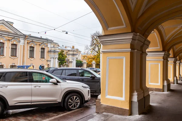 Petersburg Russland Juni 2020 Blick Auf Die Straße Historischen Teil — Stockfoto