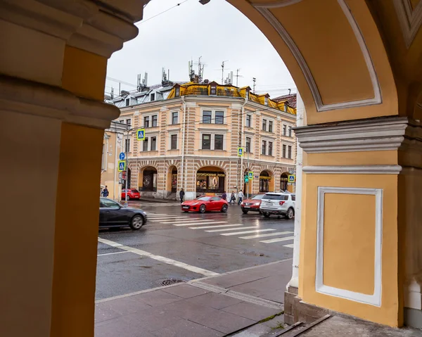 Petersburg Rosja Czerwca 2020 Widok Ulicę Historycznej Części Miasta Ulica — Zdjęcie stockowe