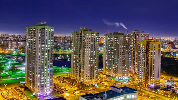 Санкт Петербург Россия Октября 2020 Года Многоэтажные Современные Жилые Дома — стоковое фото