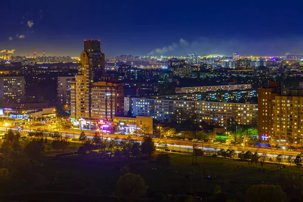 São Petersburgo Rússia Outubro 2020 Edifícios Residenciais Modernos Vários Andares — Fotografia de Stock