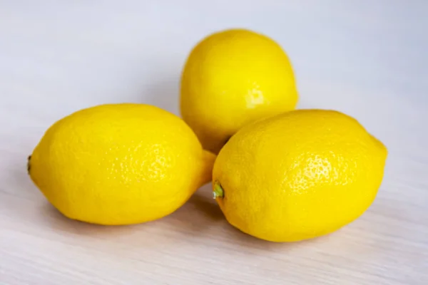 Lemons Lie Table — Stock Photo, Image