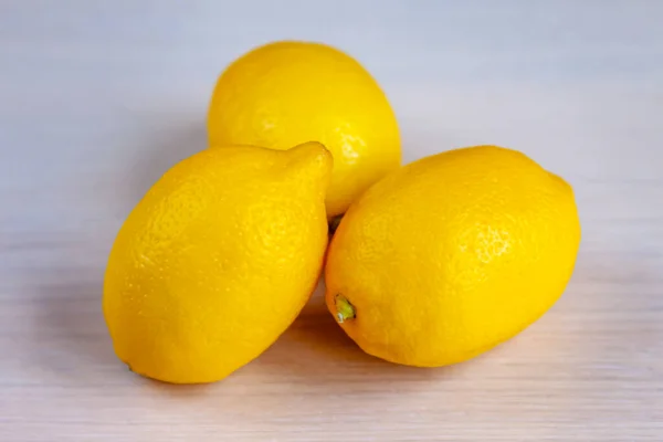 Lemons Lie Table — Stock Photo, Image