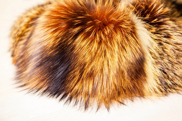 Přírodní Kožešina Červené Lišky Jako Textura — Stock fotografie