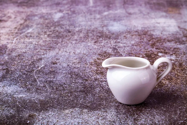 Portion Jug Cream Milk Table — Stock Photo, Image