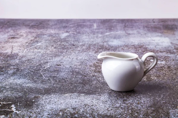 Portiekan Voor Room Melk Tafel — Stockfoto