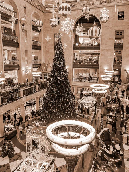 Moskou Rusland December 2020 Interieur Van Centrale Kinderwinkel Feestelijke Nieuwjaarsdecoratie — Stockfoto