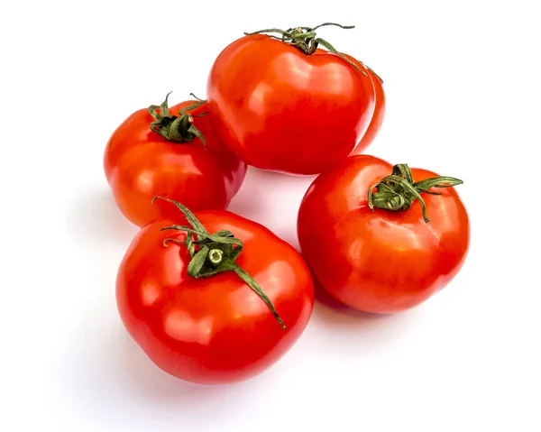 Fresh Rape Tomatoes Table Flat Lay — Stock Photo, Image