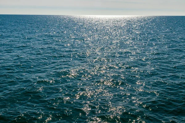 Surface Eau Mer Avec Vagues Faciles — Photo