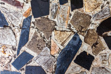 Eski taş yüzey. Doku veya arkaplan.