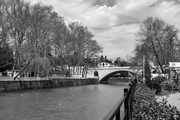 Sotji Ryssland April 2021 Riviera Bridge Väg Bro Det Centrala — Stockfoto