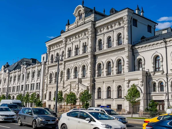 Moscú Rusia Junio 2021 Paisaje Urbano Verano Skyline Plaza Lubyanka — Foto de Stock