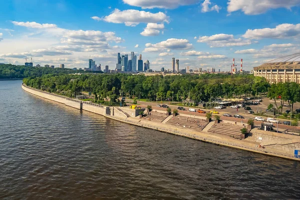 Moscou Rússia Maio 2021 Vista Cidade Rio Moscou Seus Pitorescos — Fotografia de Stock