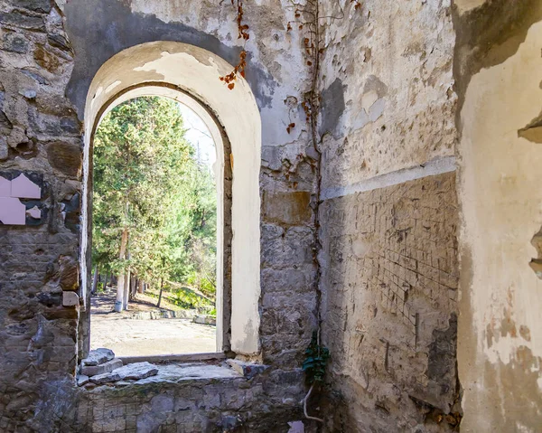 Sochi Rusia Abril 2021 Una Antigua Dacha Abandonada Dacha Del —  Fotos de Stock