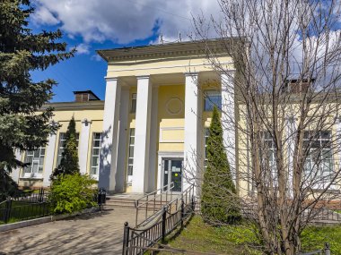 Pushkino, Rusya, 18 Mayıs 2021. Bahar şehri. 