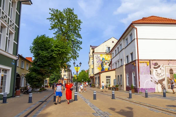 Zelenogradsk Rusko Června2021 Architektonický Soubor Kurortniy Avenue — Stock fotografie