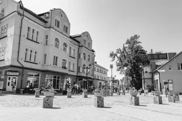 Zelenogradsk Rusya Haziran 2021 Kurortniy Caddesi Nin Mimari Topluluğu — Stok fotoğraf