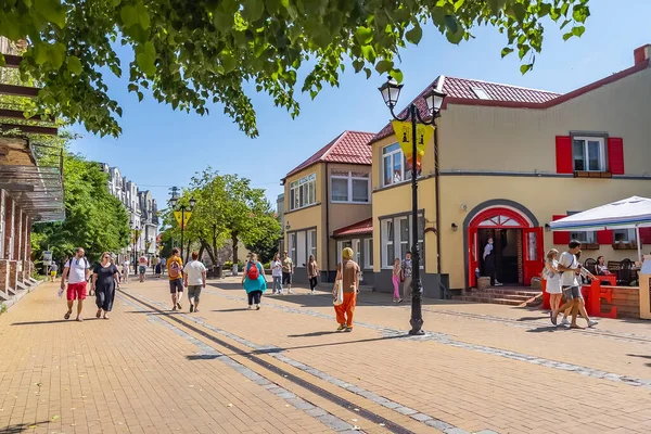 Zelenogradsk Rusko Června2021 Architektonický Soubor Kurortniy Avenue — Stock fotografie