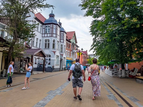 Zelenogradsk Russland Juni 2021 Architektonisches Ensemble Der Kurortniy Allee — Stockfoto