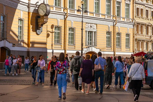 San Petersburgo Rusia Julio 2021 Vista Calle Parte Histórica Ciudad —  Fotos de Stock